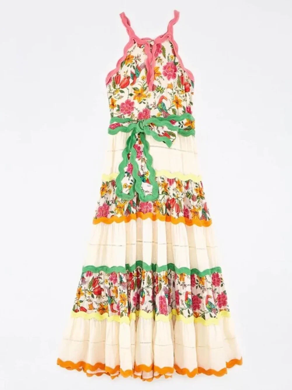 Farm Rio Rent Toucans Garden Maxi Dress - Picture 4 of 16